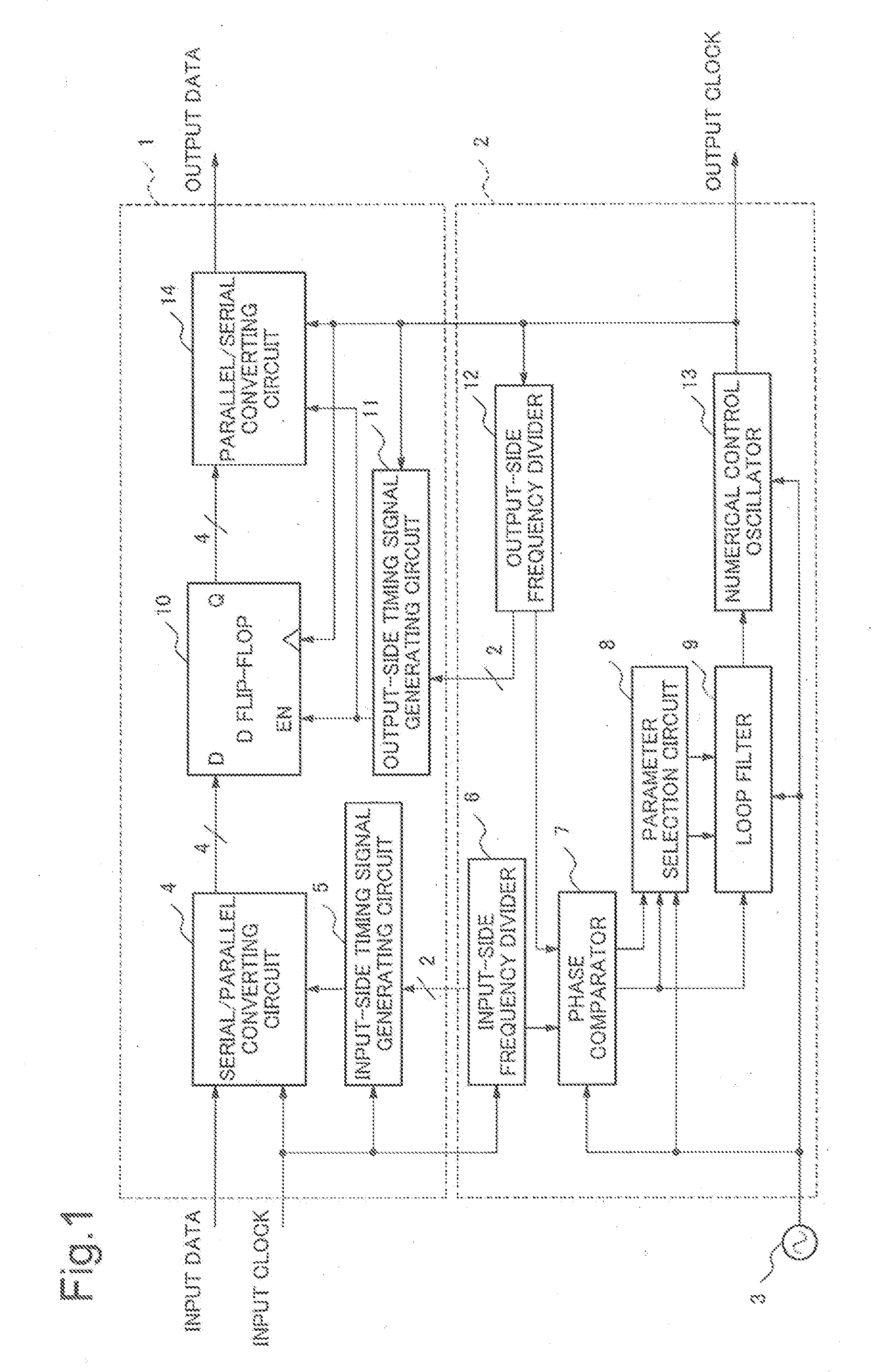 Jitter suppression circuit and jitter suppression method