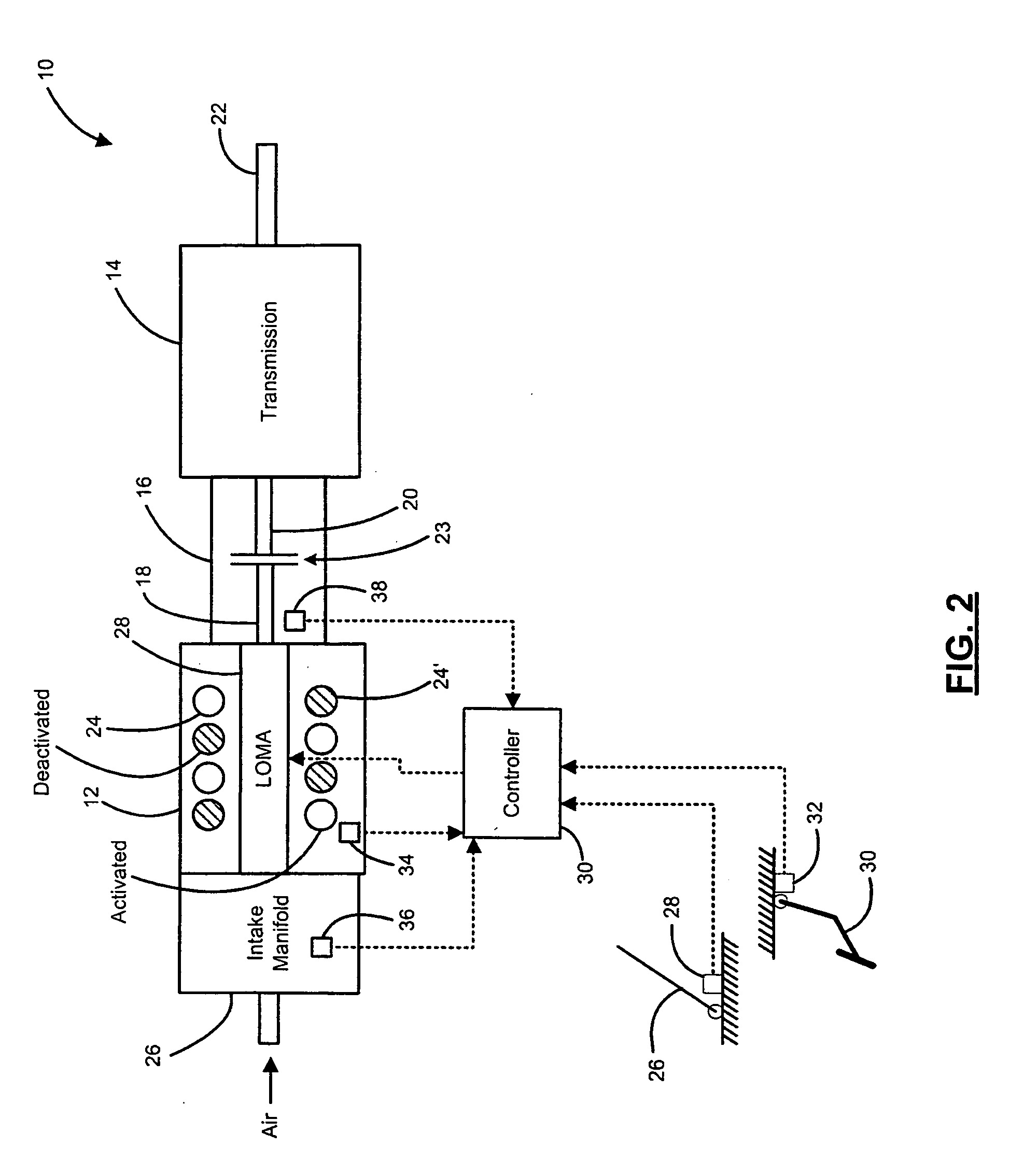 System to reduce crankshaft speed variations