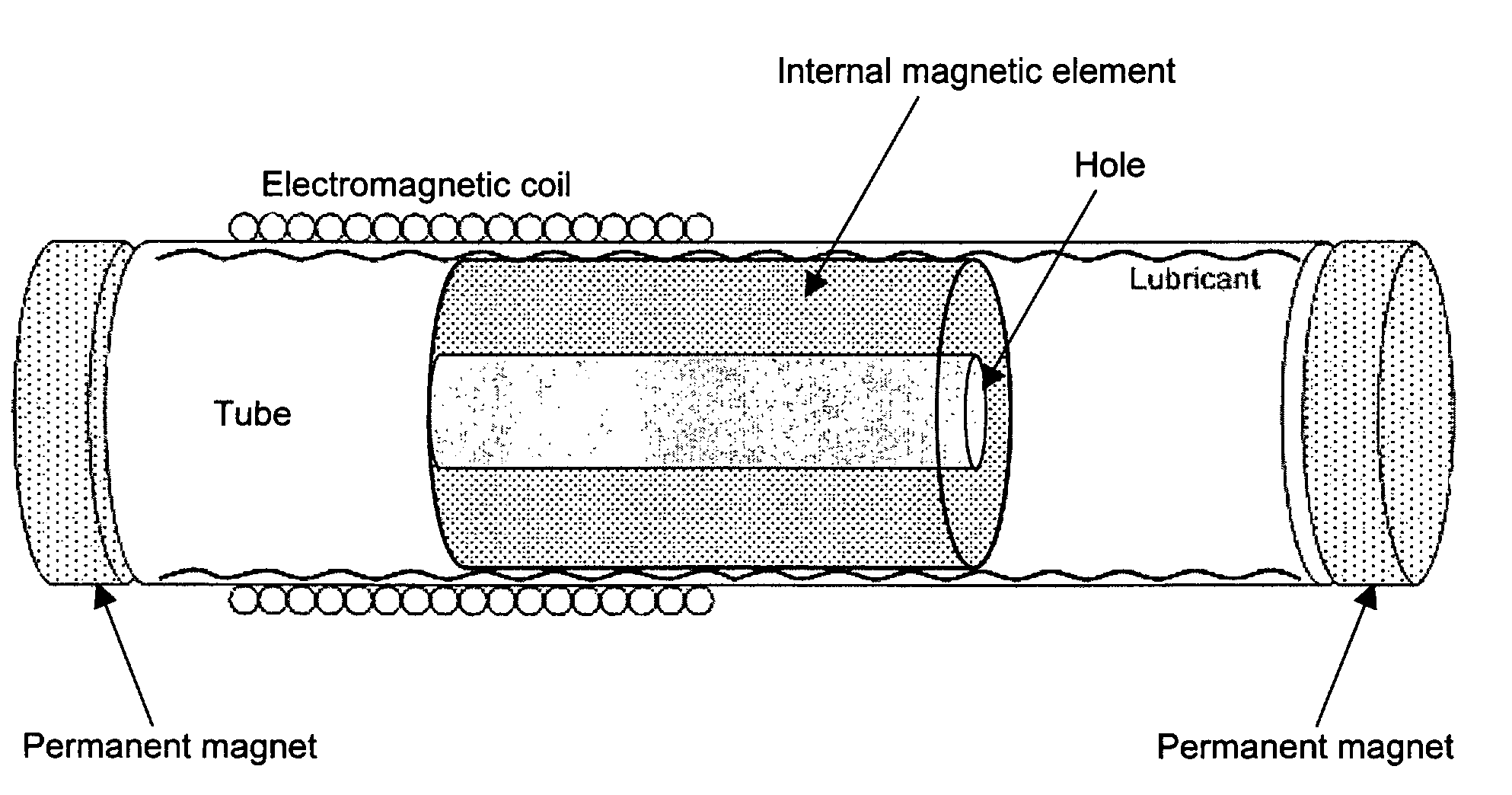 Magnetic suspension transducer