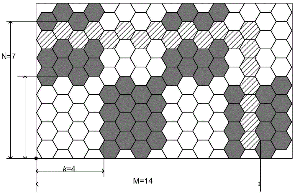 Fast drawing method of multi-level war-game map based on blocking structure