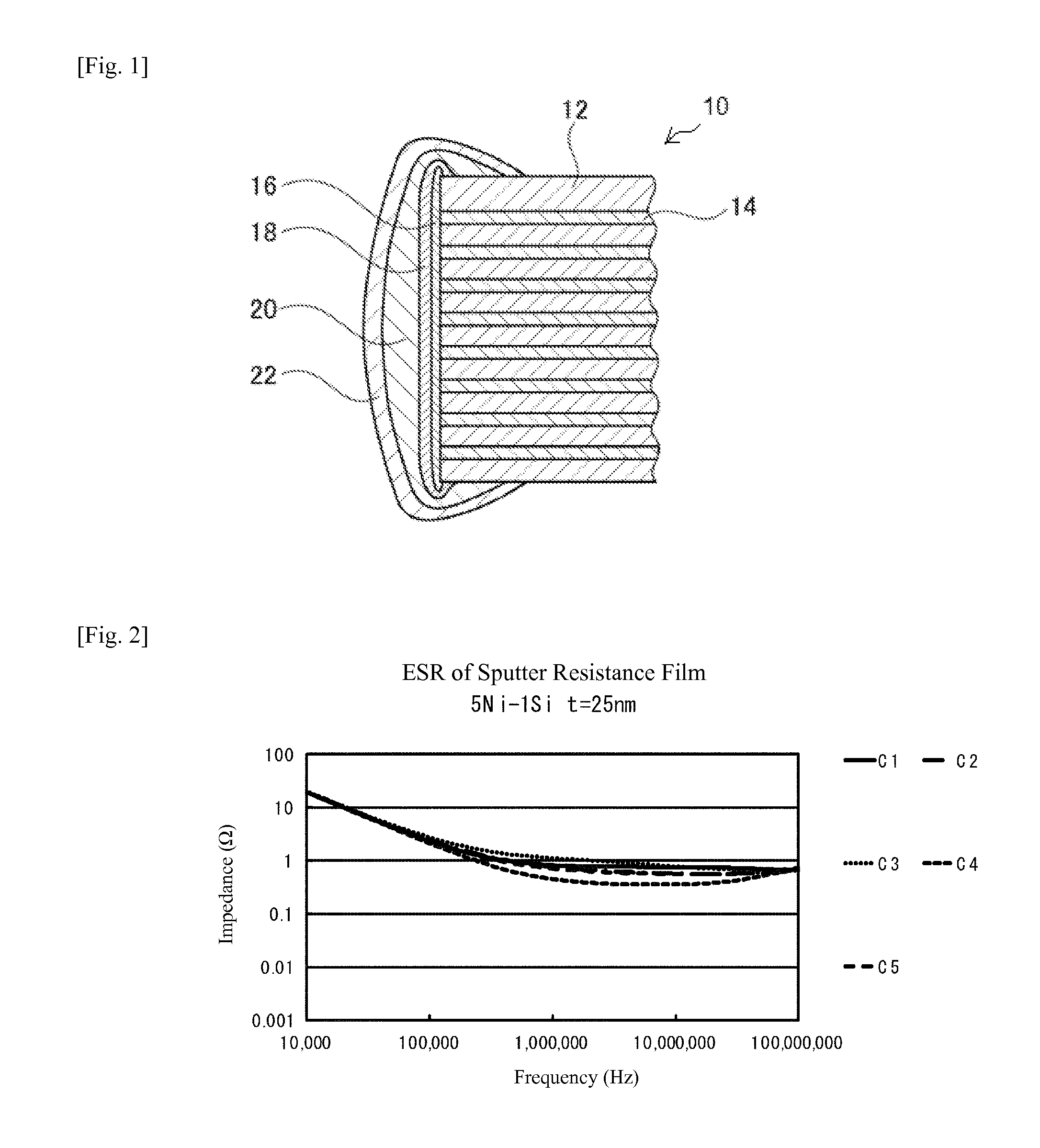 Laminated electronic component and manufacturing method thereof