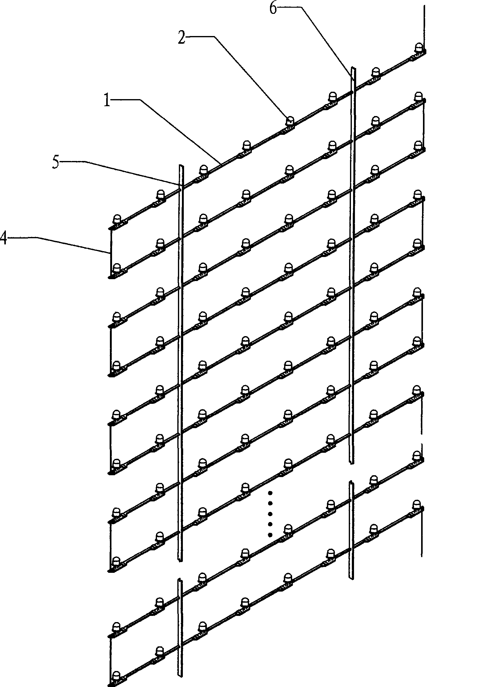 Display array for constructing two-dimension or three-dimension display apparatus
