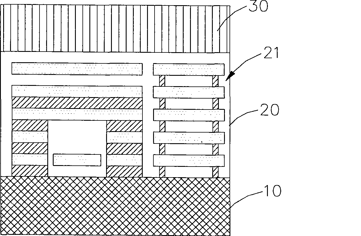 Method for manufacturing suspension micro electromechanical structure