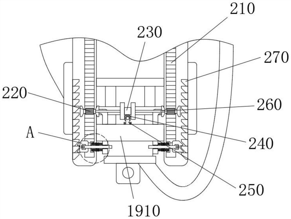 T-shaped hogging moment tensioning and clamping hanging cage of personnel safety protection mechanism for bridge construction