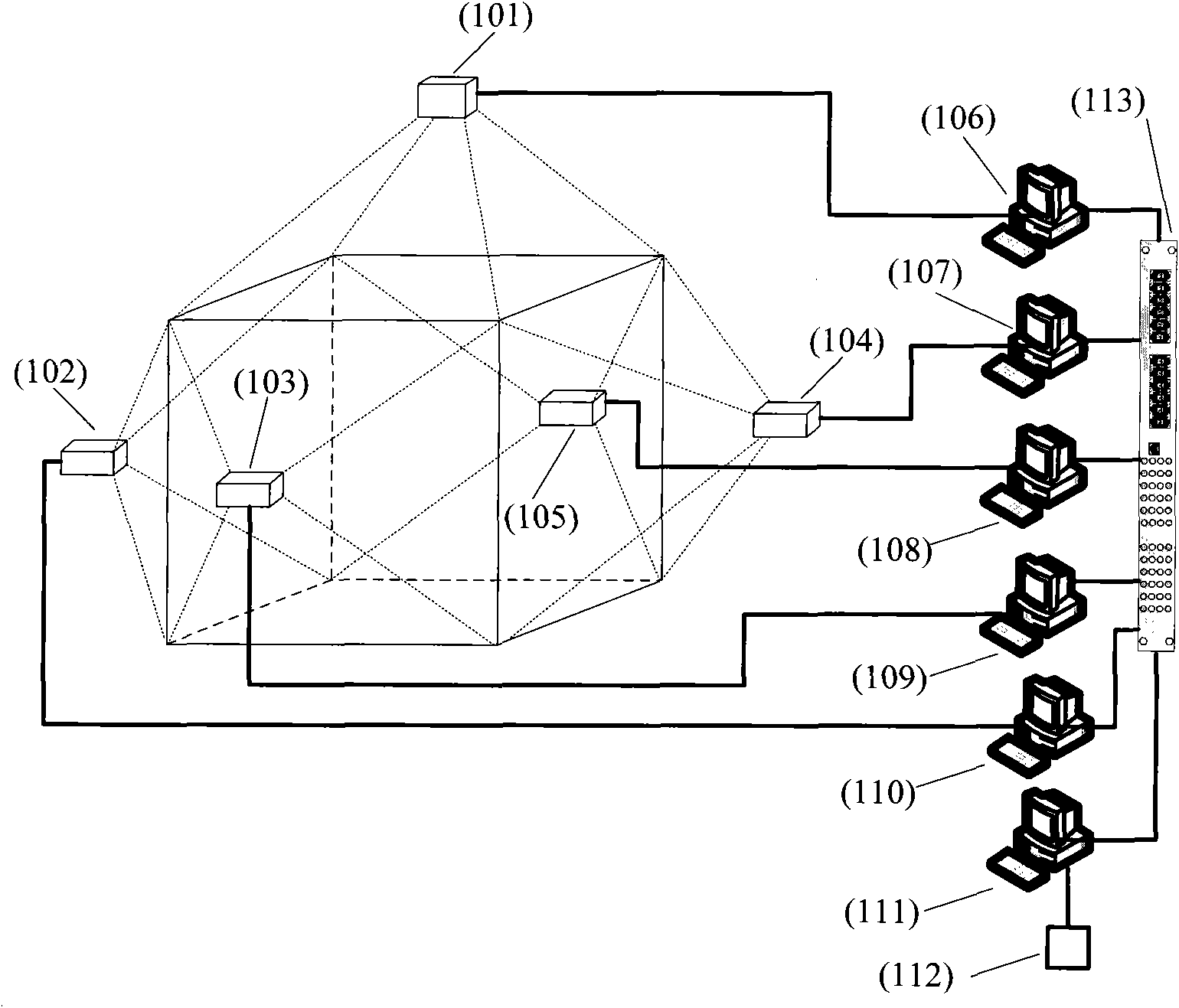 Method for interactively playing panoramic video stream on CAVE projection system