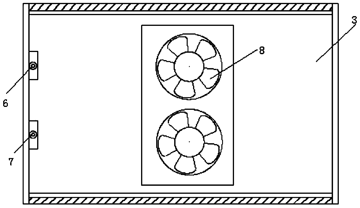 Air-cooling and water-cooling integrated reinforcing machine case