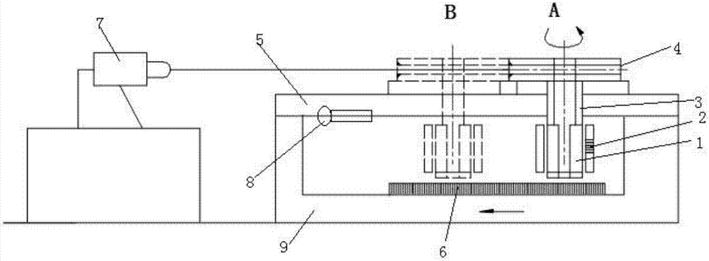 Laser Doppler speed measurement and calibration device based on dynamic radius measurement