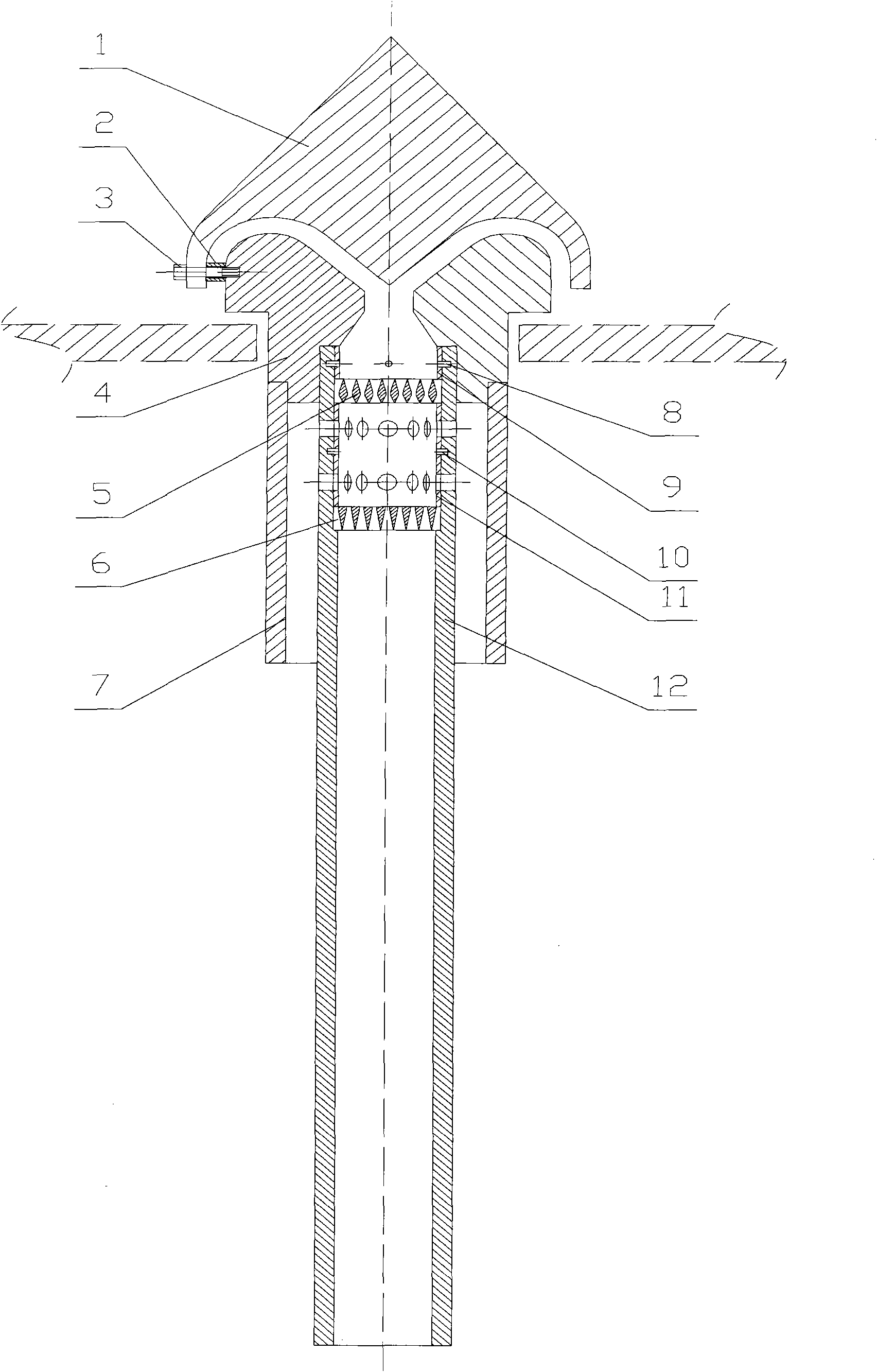 Impact gas-liquid distributor