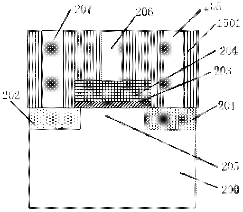 Tunneling field-effect transistor for inhibiting bipolar effect and preparation method thereof