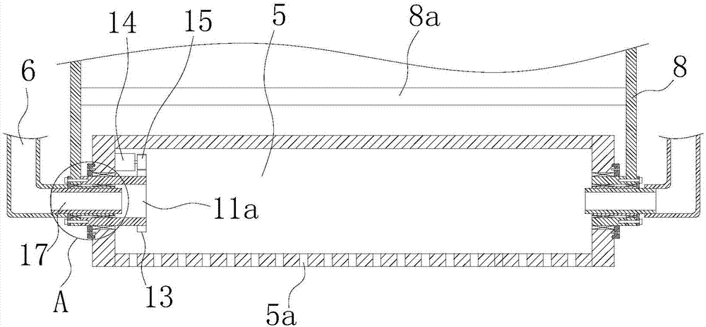 Anti-icing structure of sluicing slope for water conservancy facilities