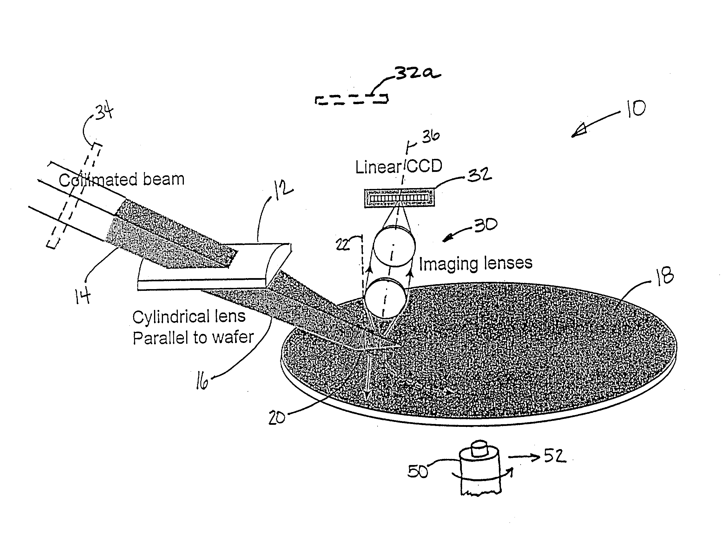 System for detecting anomalies and/or features of a surface