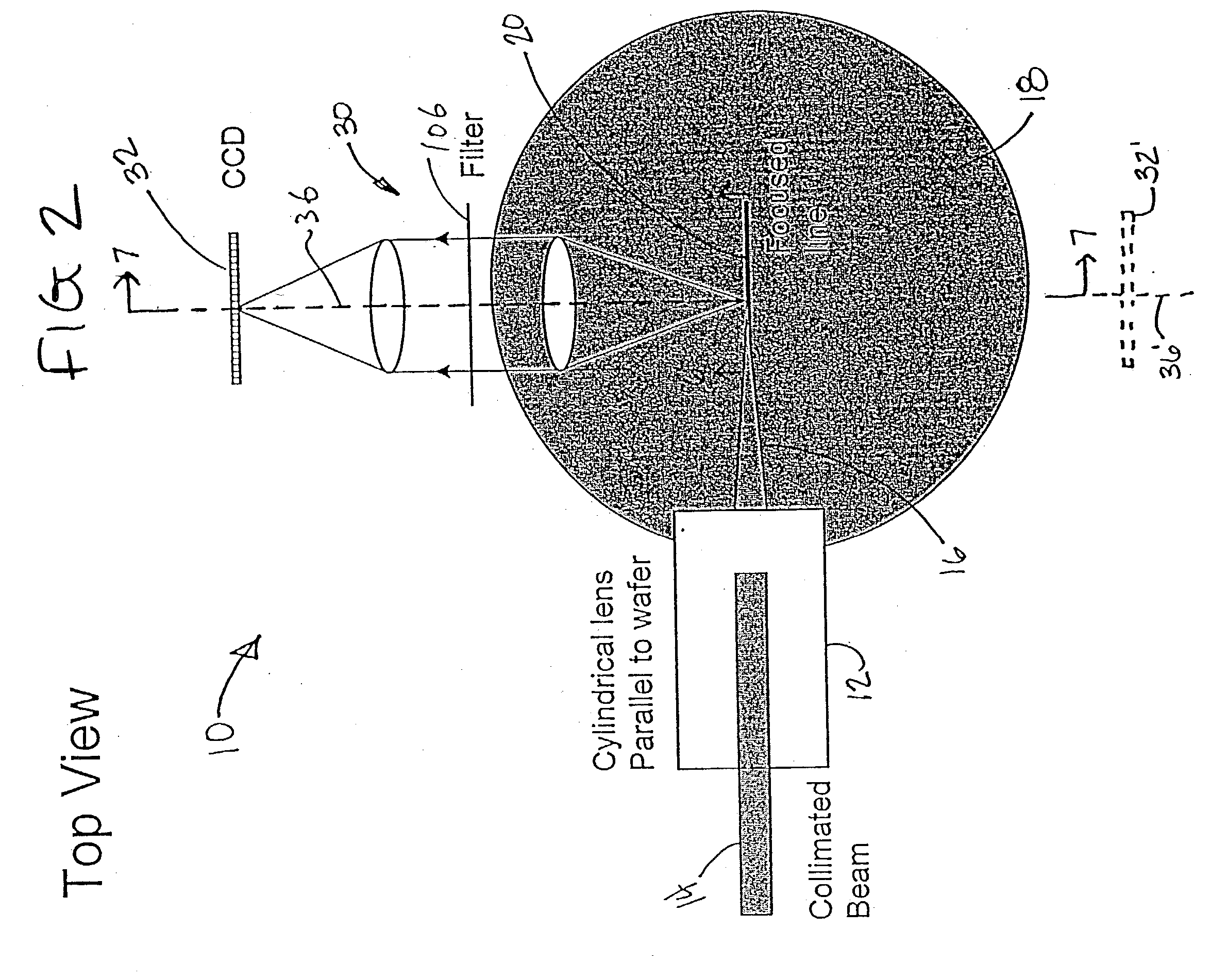 System for detecting anomalies and/or features of a surface