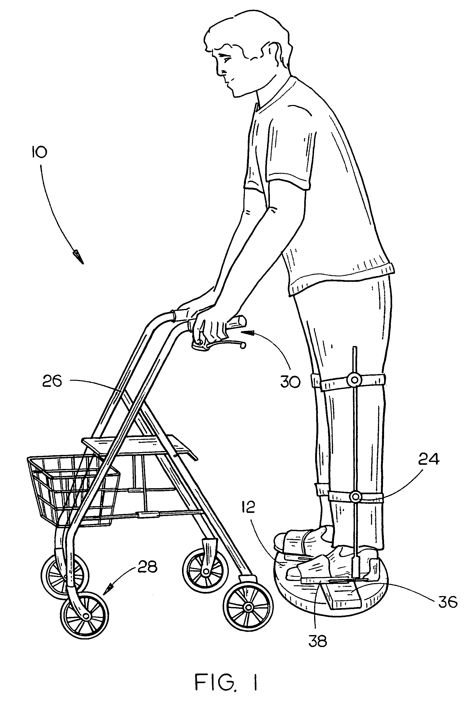 Method and system for assisting individual ambulation