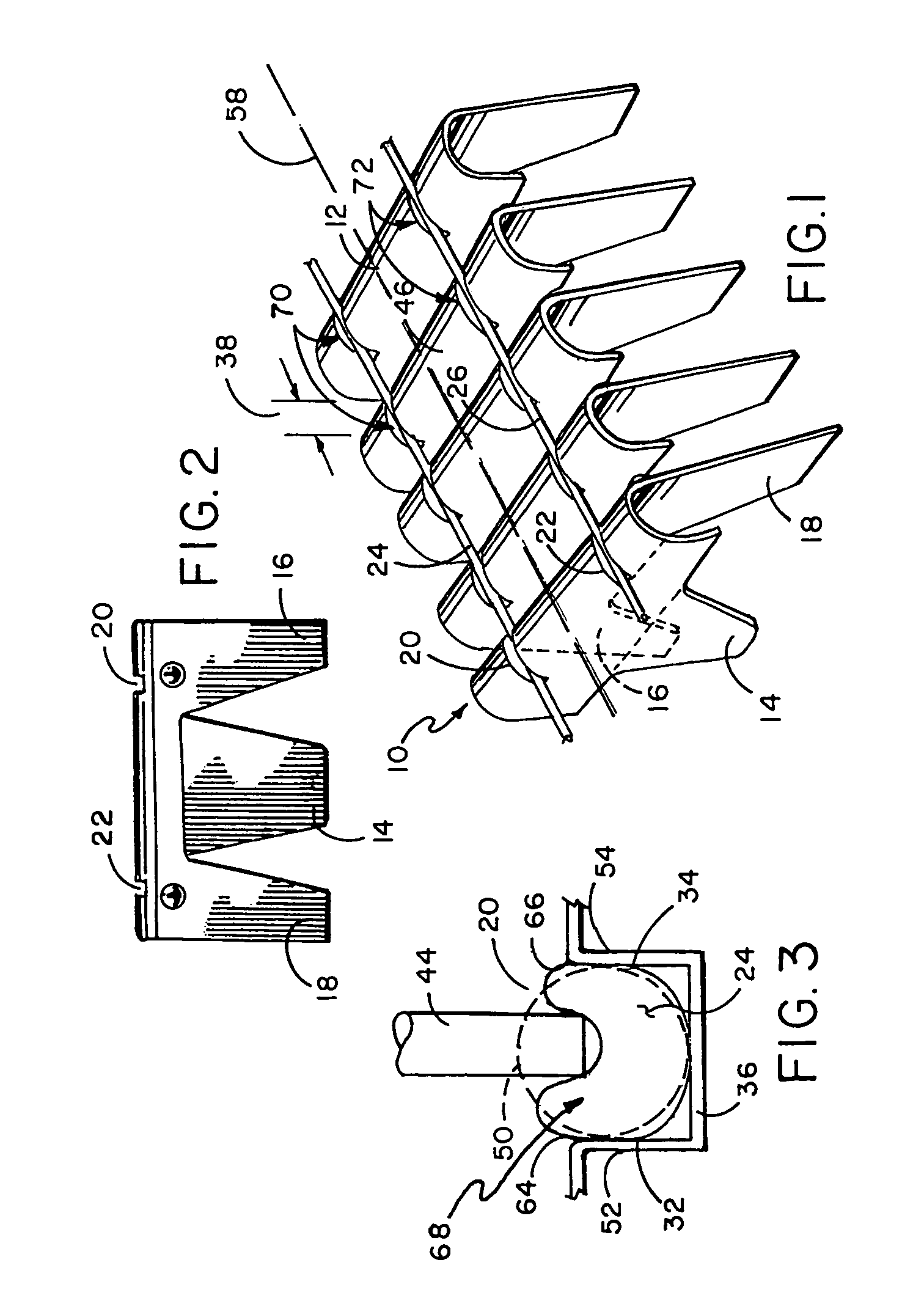 U-clip assembly and method