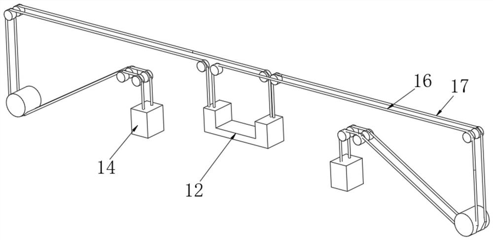 Heavy-load ultra-long energy-saving self-lubricating stacking machine