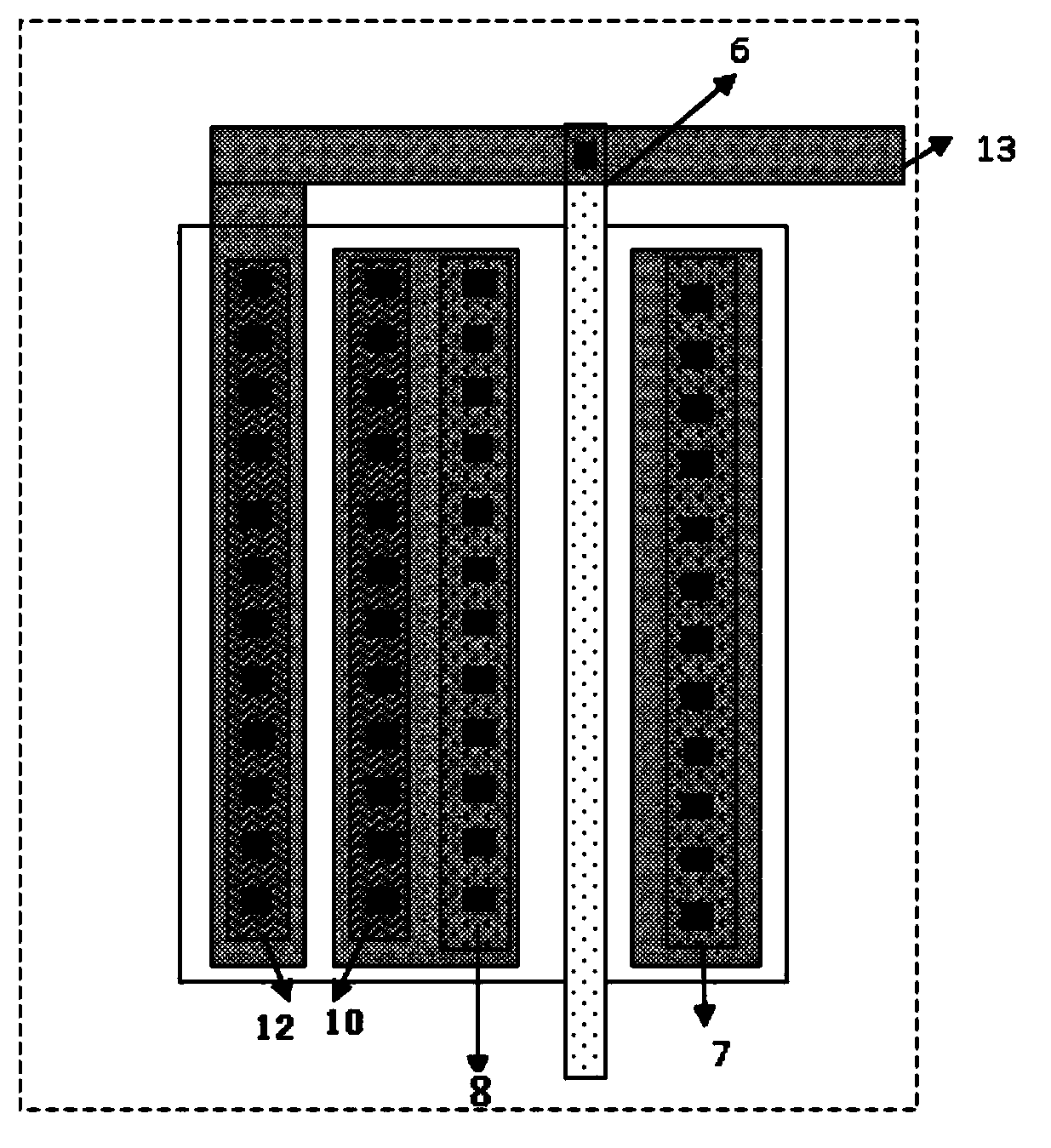 High-voltage electrostatic protection structure