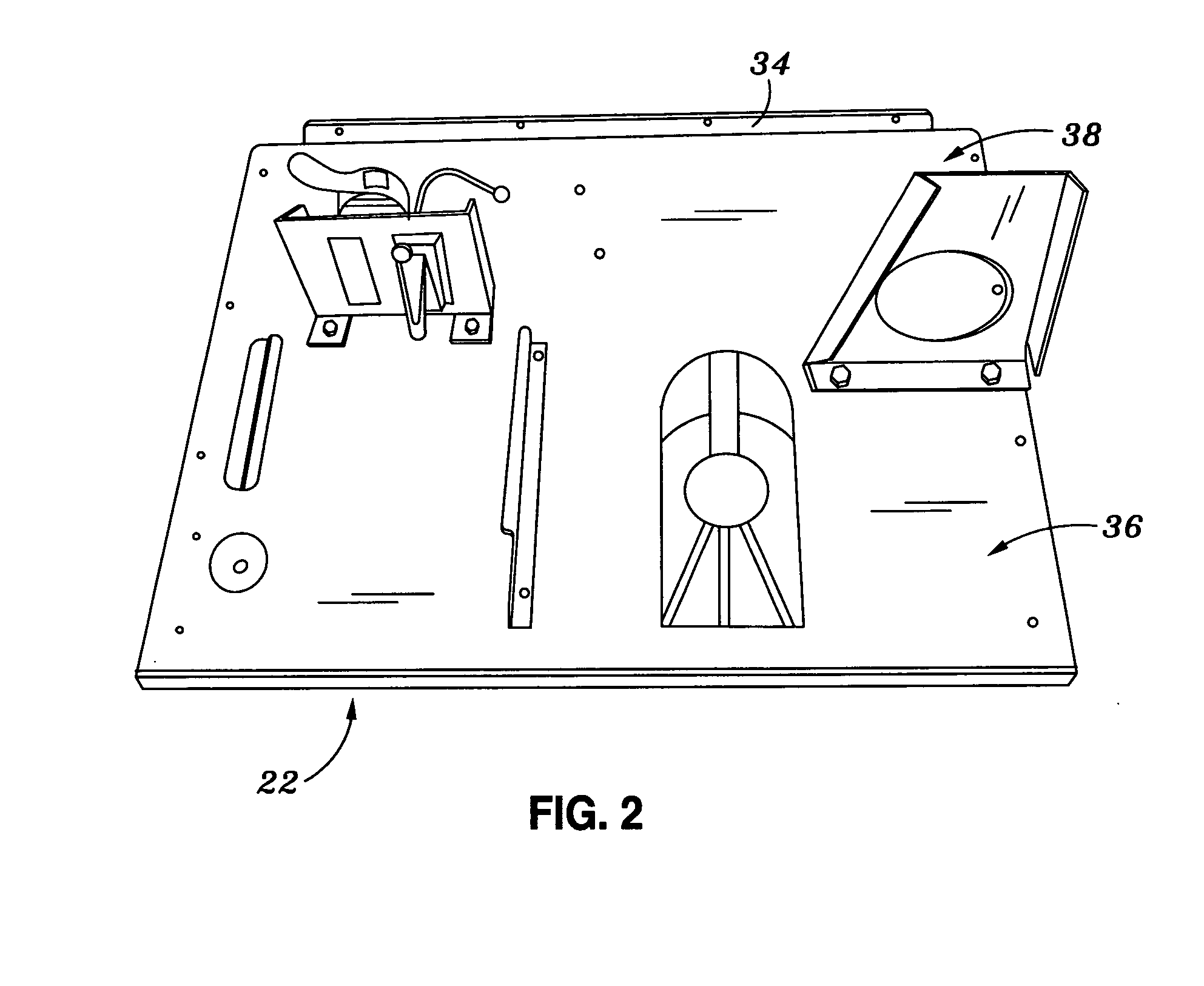 Gaming machine comprising universal presentation platform configured to accept different gaming devices