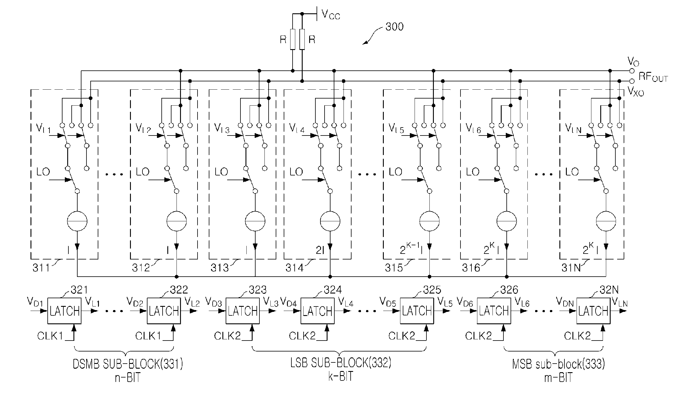 Digital RF converter, digital RF modulator and transmitter including the same