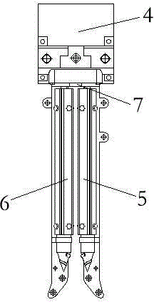 Harvester header capable of realizing line spacing adjustment