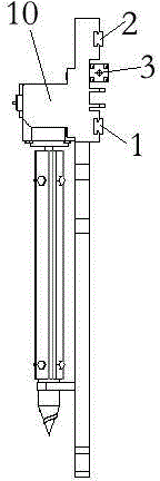 Harvester header capable of realizing line spacing adjustment