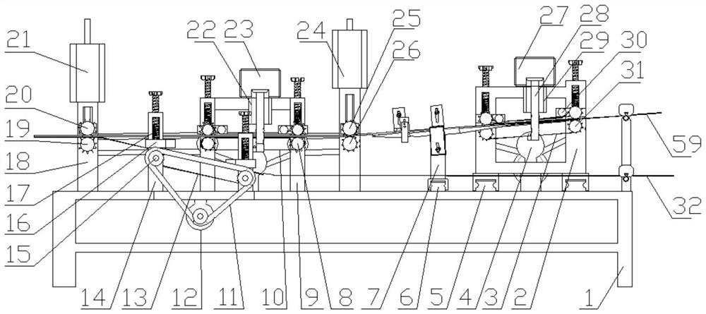 Shoe fabric combined edge folding and pasting device