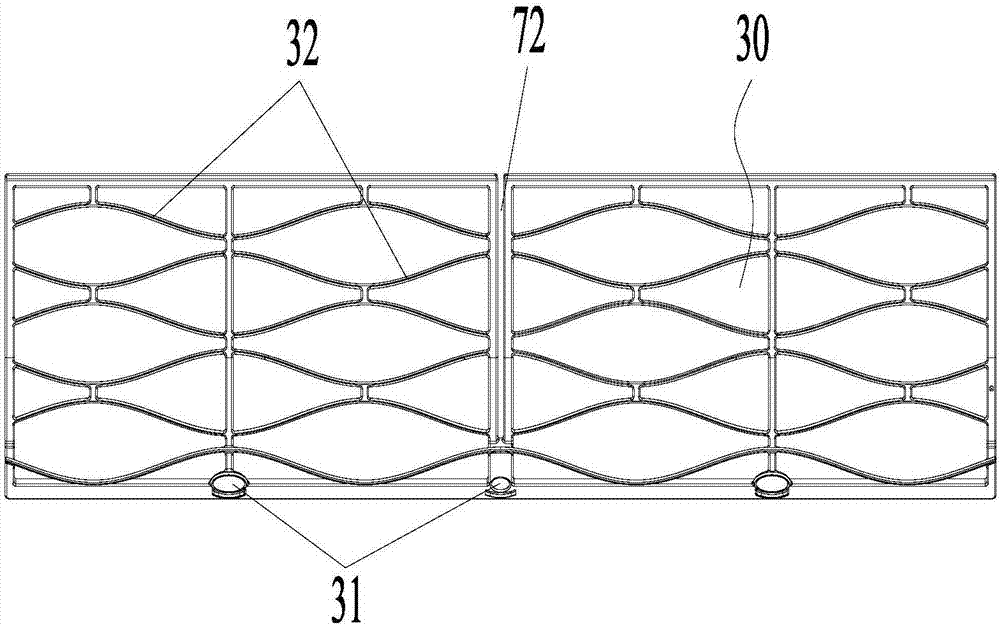 Filter net assembly and air conditioner