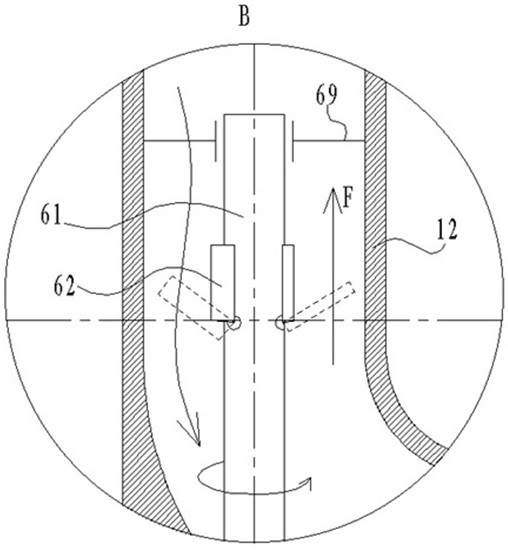 Waterproof hammer device provided with flexible sealing structure and used for water supply pipeline