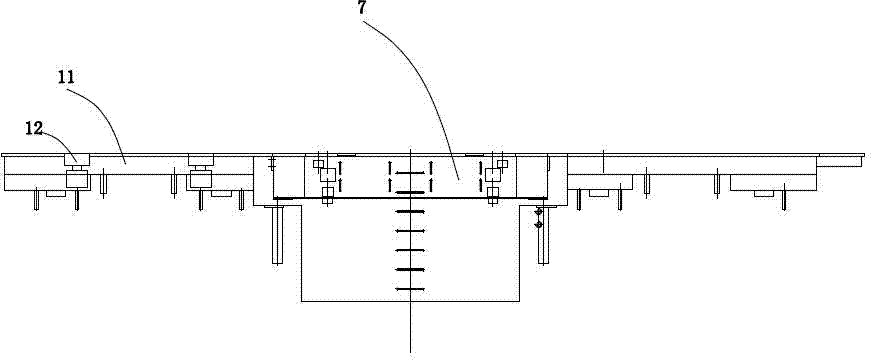 Multiple-mould changing system in parallel arrangement