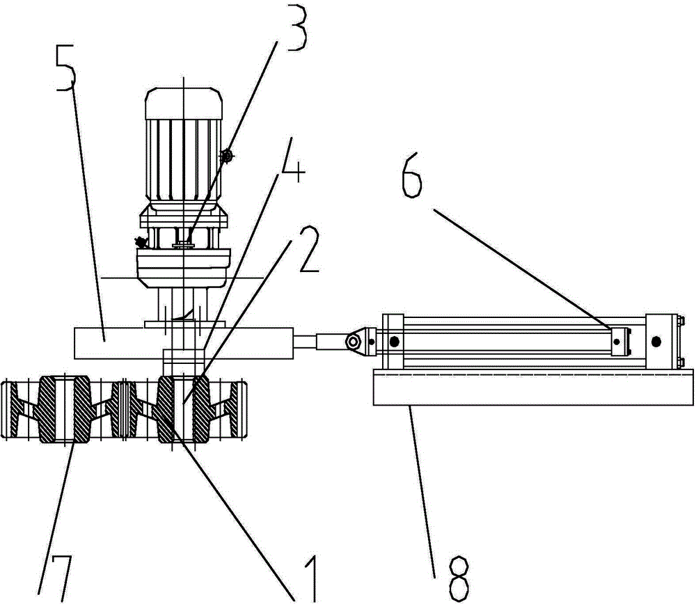Grease homogenizing mechanism of pneumatic bearing oil-filling grease-homogenizing machine for railway wagon