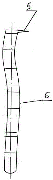 Tibial plateau back edge dissecting hook steel plate