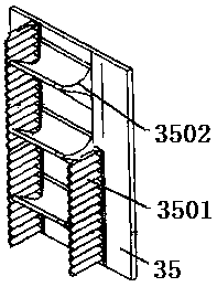 Integrated rail-traveling wave-shaped blocking edge and transverse partition plate belt conveyor