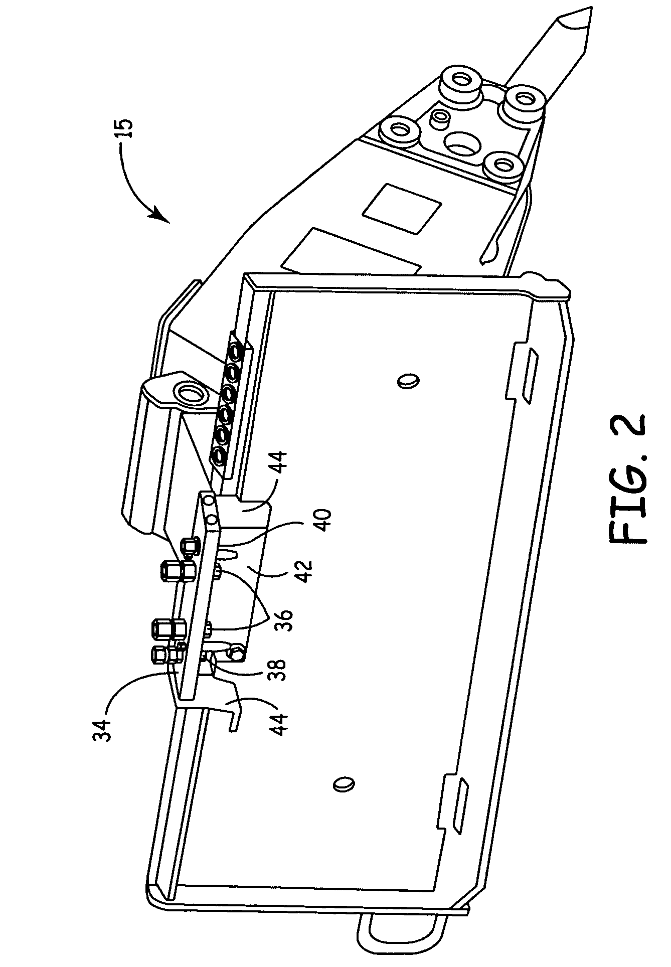 Powered coupling of attachment hydraulics