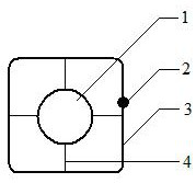 Electronic demonstration model of covalent bond forming molecules