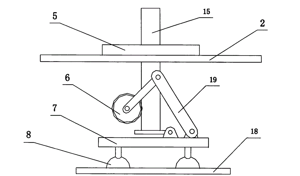 Temporary storage device for ceramic tiles