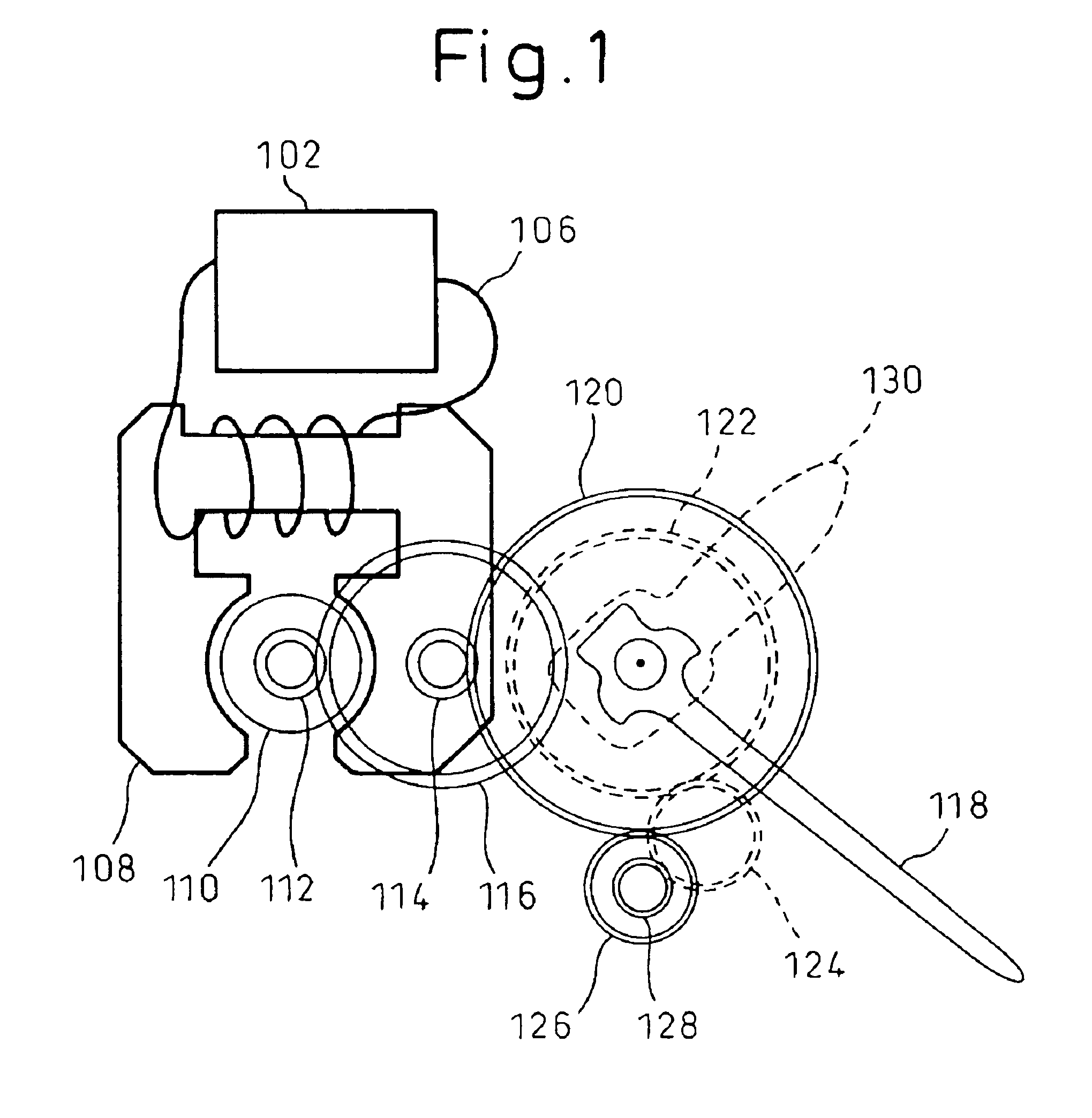 Timer of electric timepiece