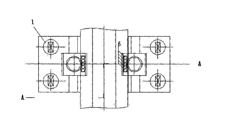 K-shape slipping rail fastener