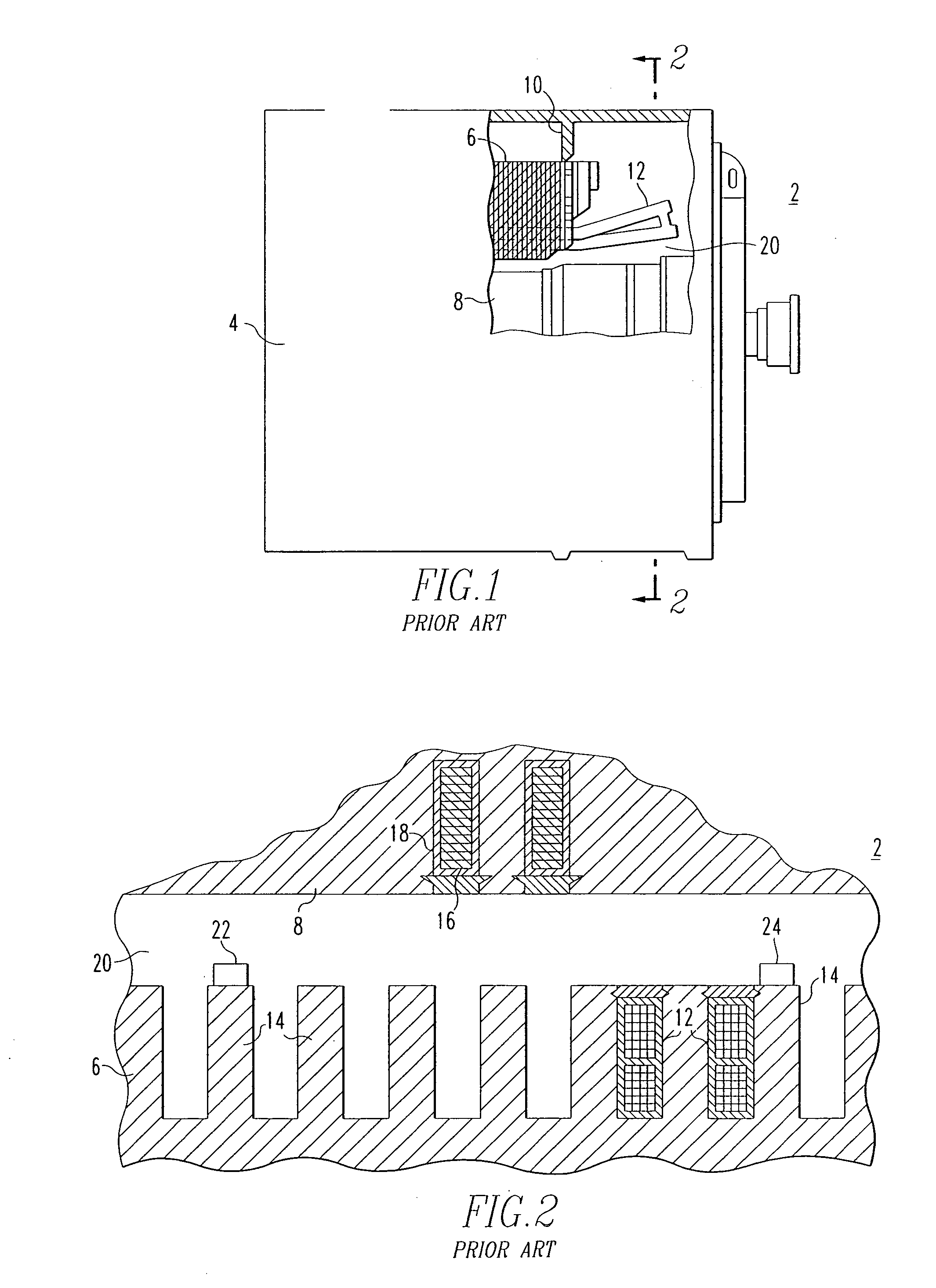 Search coil mount for facilitating inspection of a generator rotor in situ