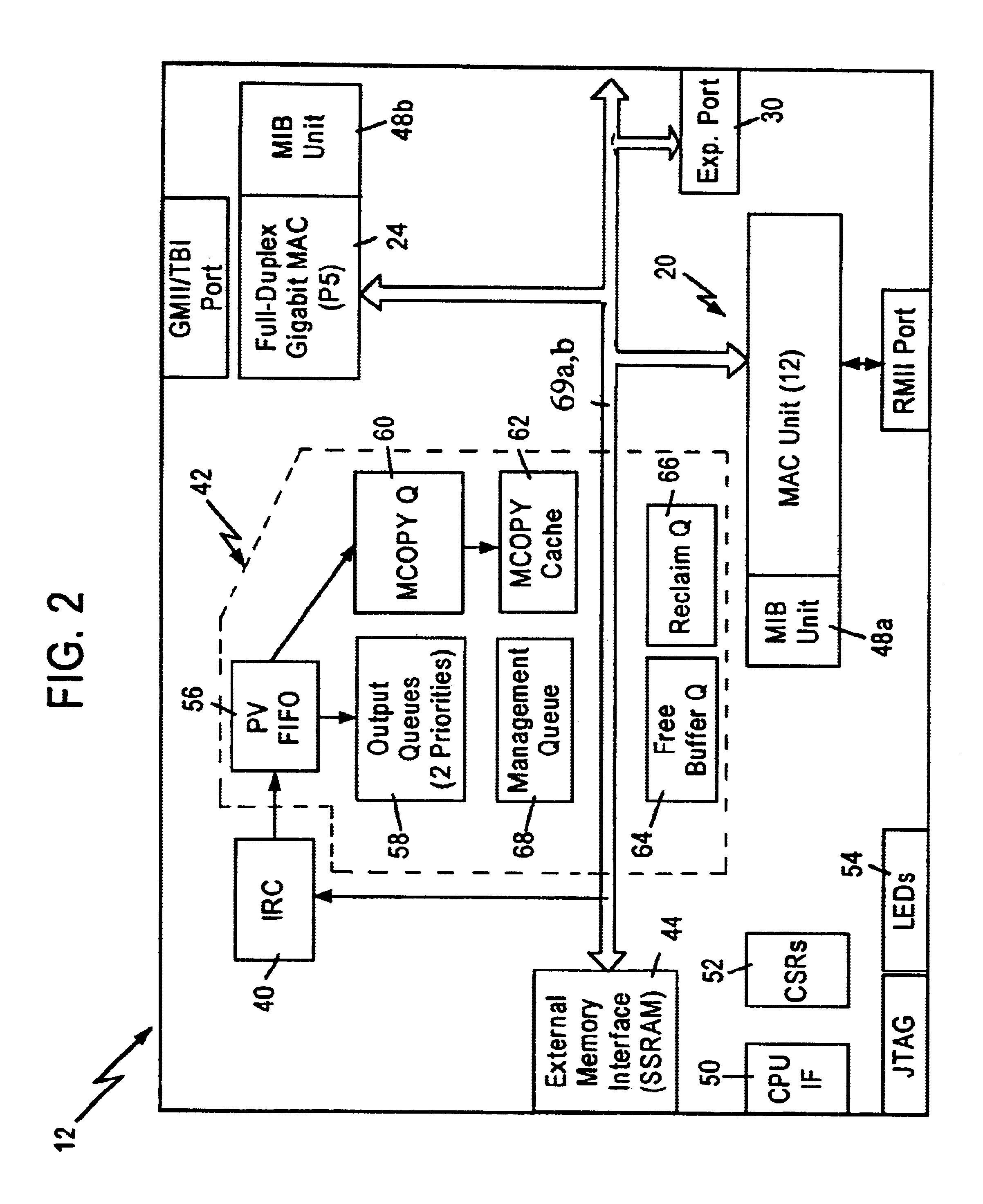 Method and apparatus for support of tagging and untagging per VLAN per port