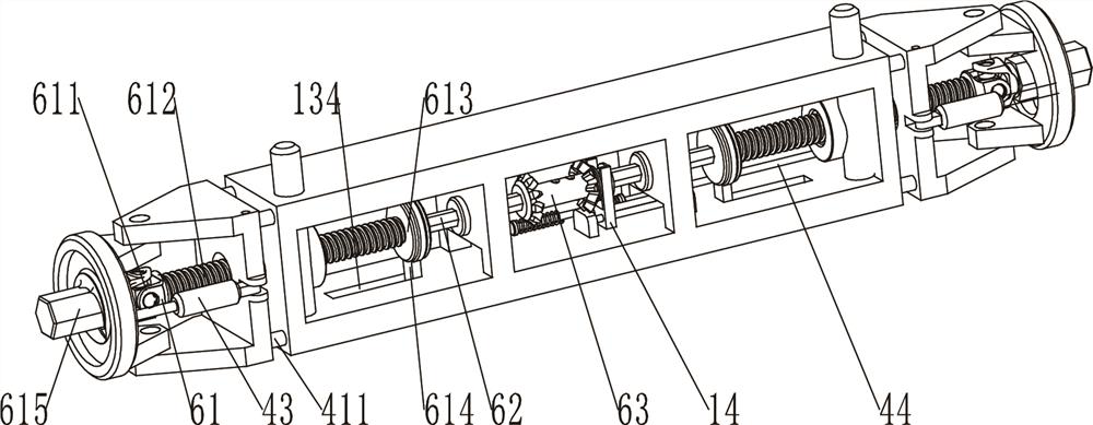 Adjustable weeding device of rice transplanter