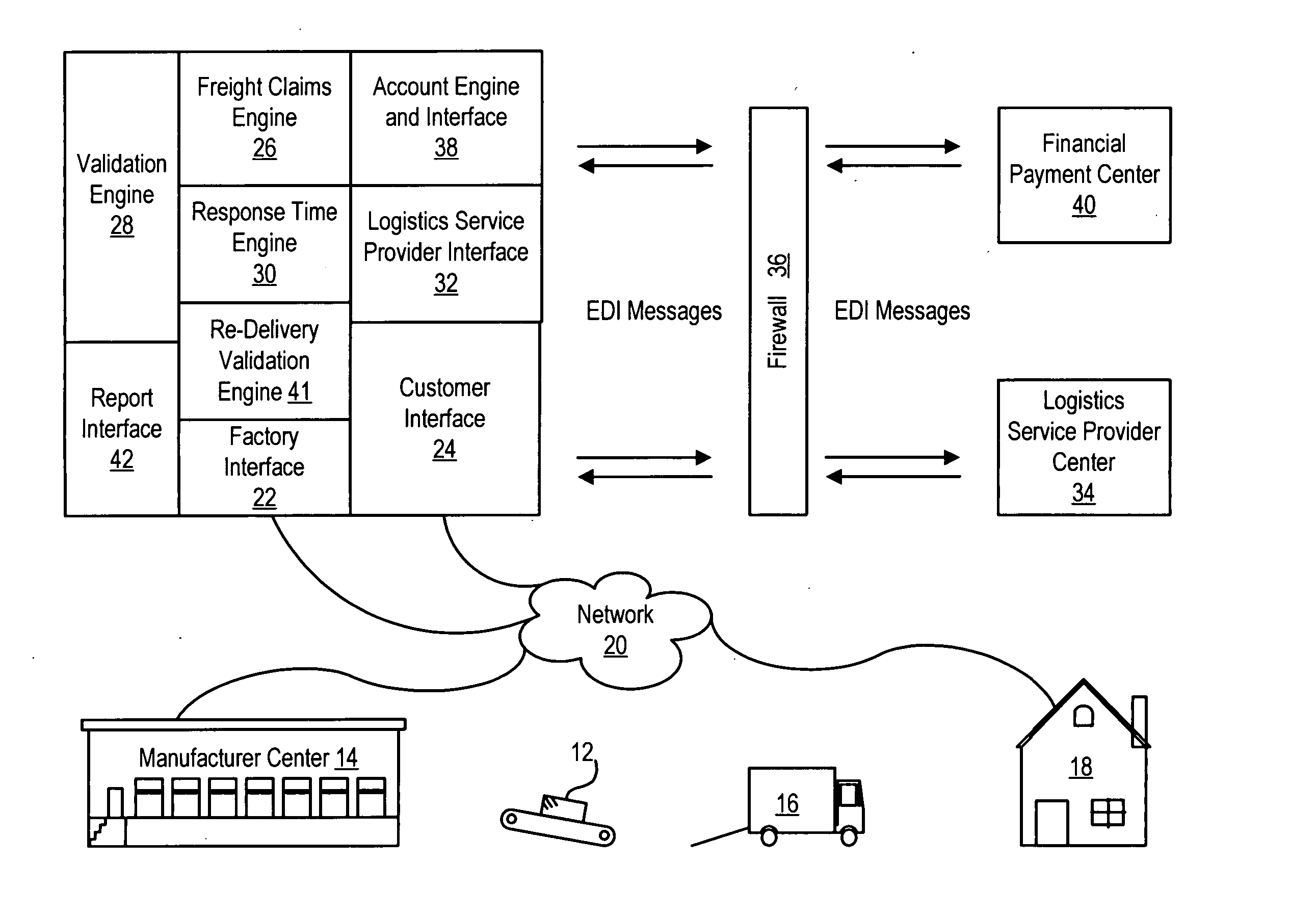 Method and system for managing exchanges related to freight claims