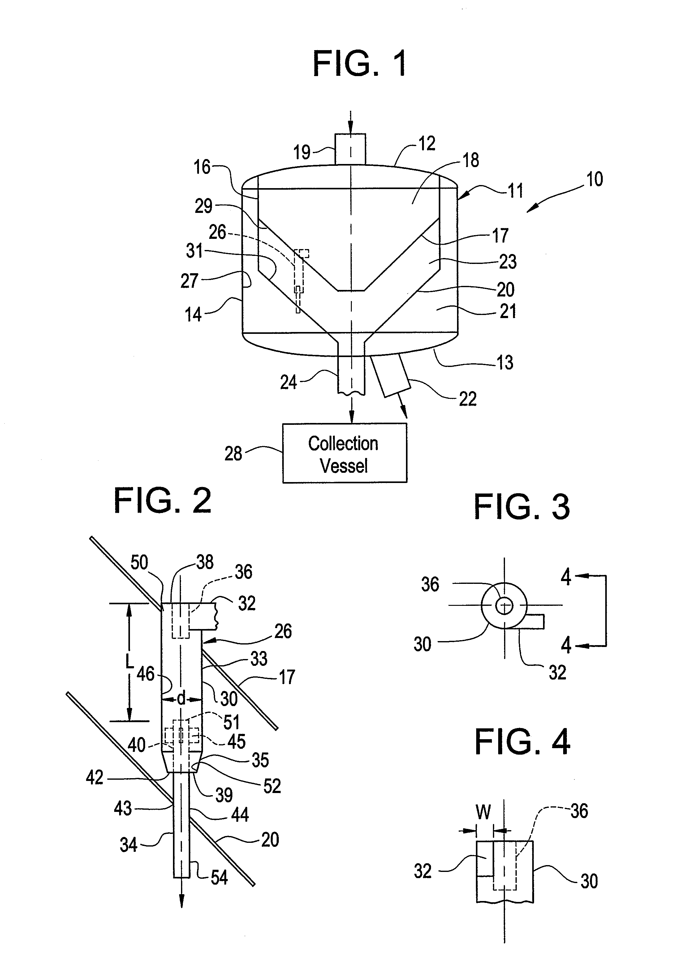 Apparatus and Method for Separating Solids from Gas Streams