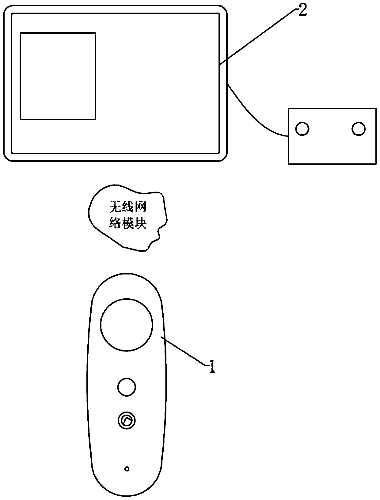 Exhibition hall system based on virtual reality interaction and using method thereof