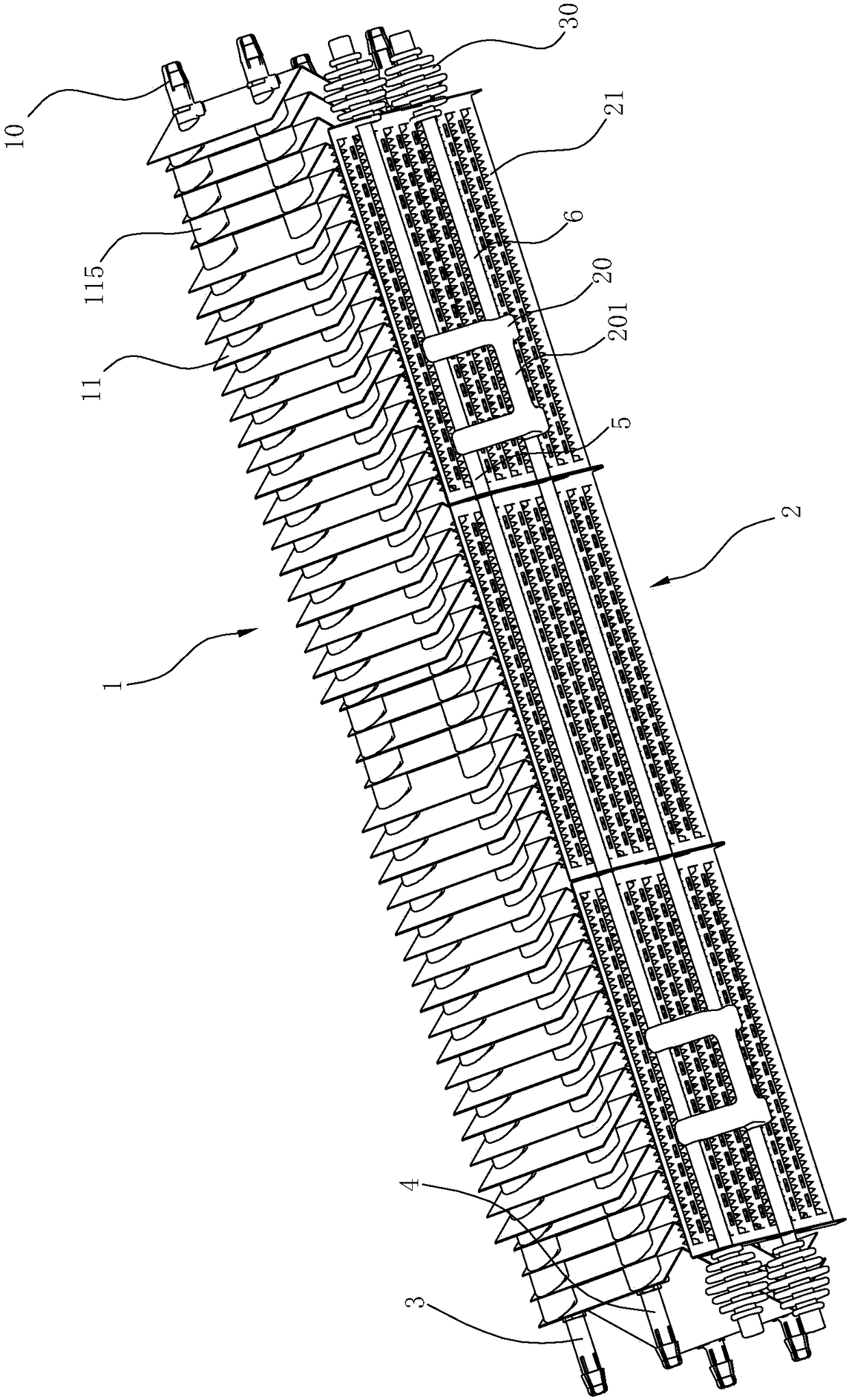 Static fume purification device and extractor hood applying device