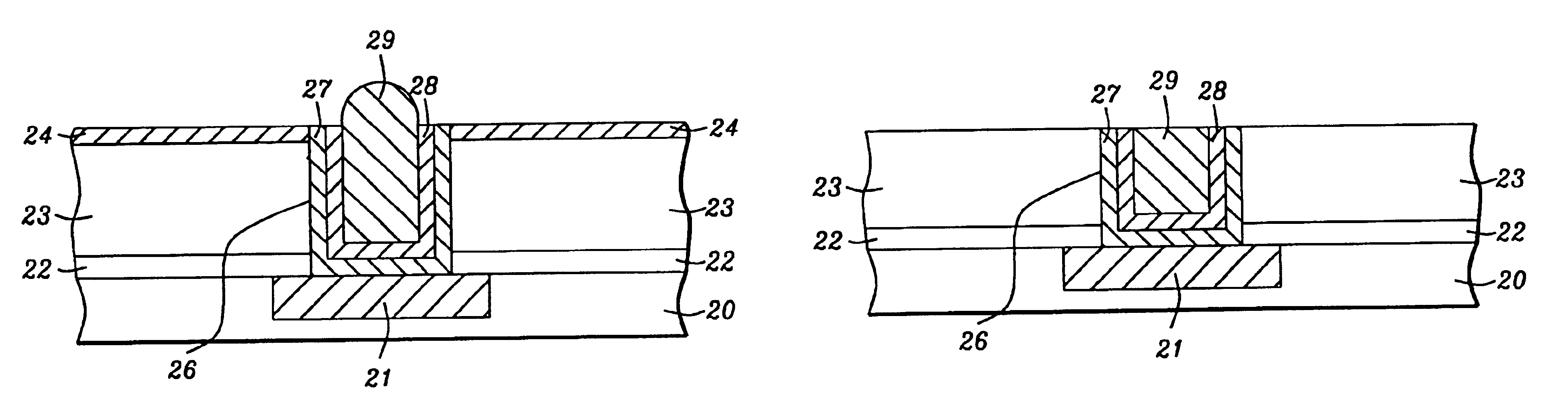 Method of selectively making copper using plating technology