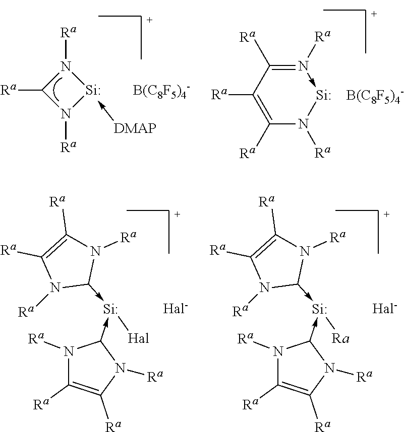 Crosslinking of hydridosiloxanes with silicon (II) compounds