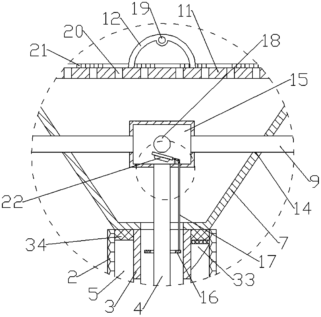Agricultural soil remedying device