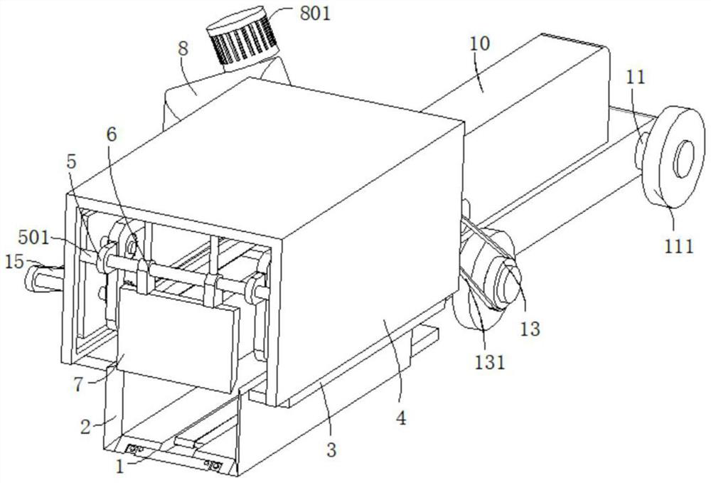 Expressway drainage ditch cleaning machine and cleaning method thereof