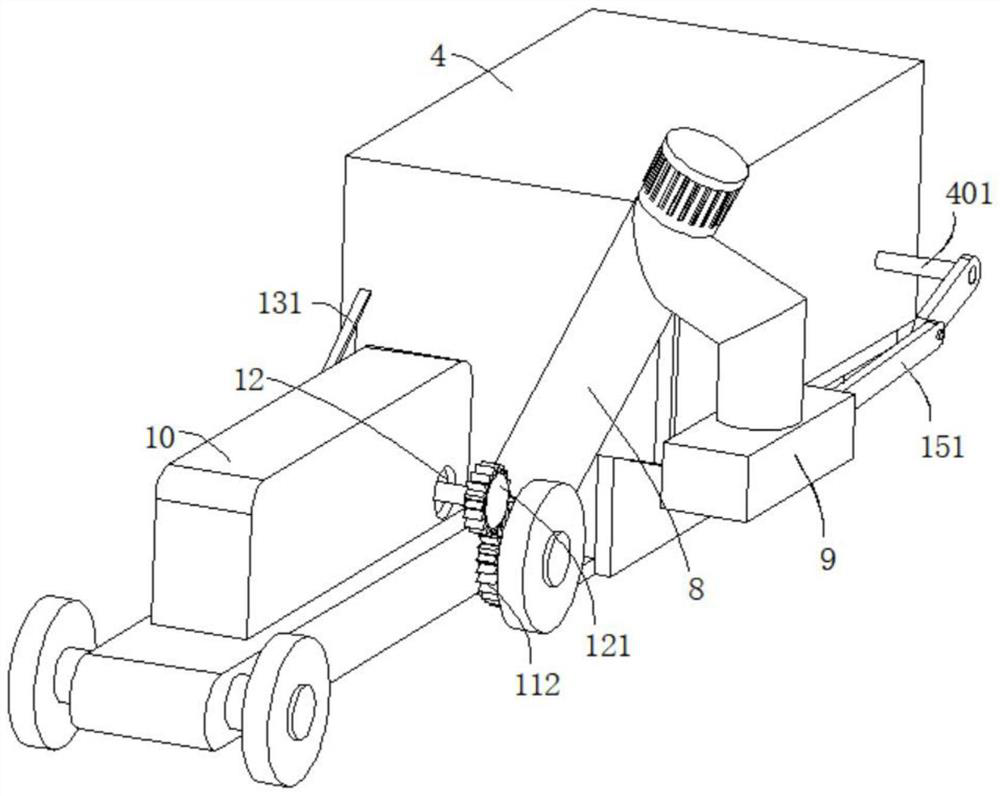 Expressway drainage ditch cleaning machine and cleaning method thereof