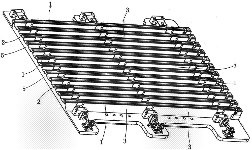 Polishing method of aluminum trim workpiece and its shelving table