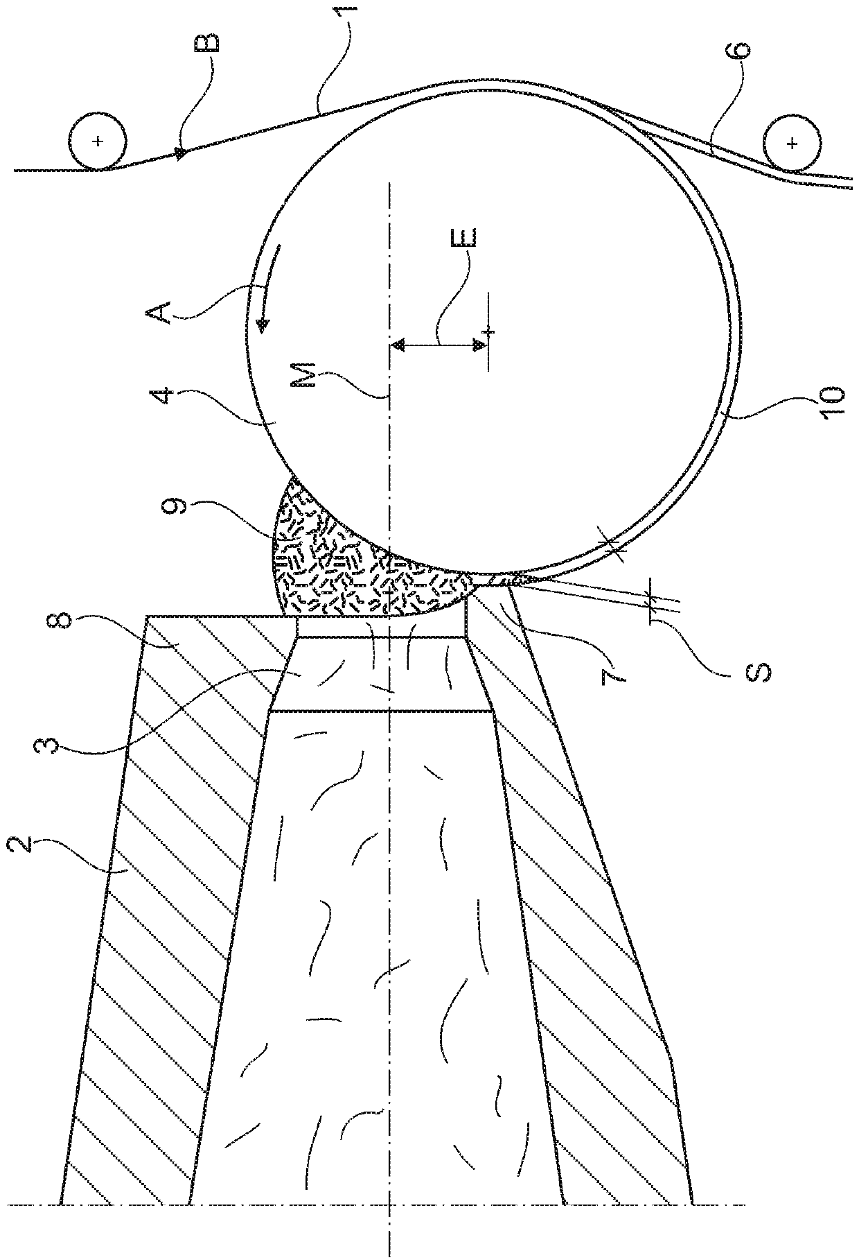 Apparatus for applying glue marks to wrapping strips of tobacco rod-shaped articles